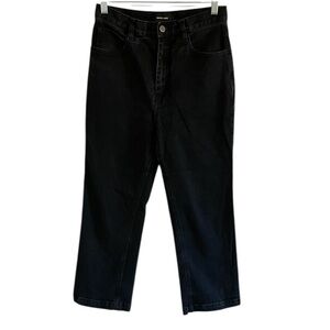 Rachel Comey Cropped Straight Leg Jeans Women Size 6‎ High Rise Black